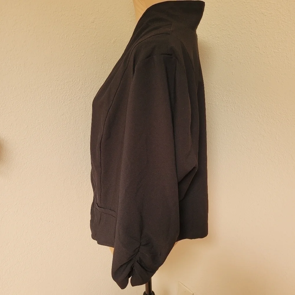 Torrid Black Shrug Blazer